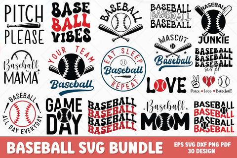 Baseball Quotes SVG Bundle, Baseball Sublimation, Baseball Shirt Print SVG FiveStarCrafting 