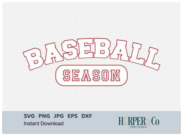 Baseball Season Laser SVG EPS Cut File SVG HarperNCo 