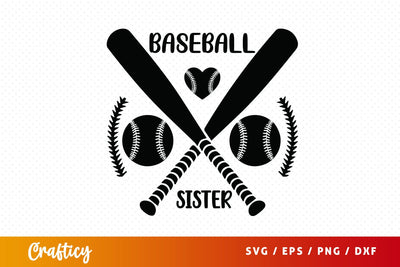 Baseball sister svg Design SVG Designangry 