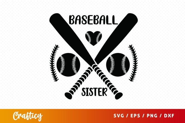 Baseball sister svg Design SVG Designangry 
