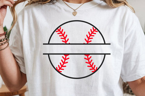 Baseball Split Name svg, Custom Baseball svg, Sports Clipart, Baseball Silhouette Design svg, Cut Files For Cricut svg SVG DesignDestine 