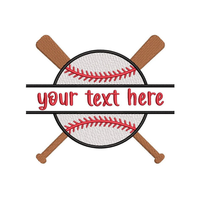 Baseball Sports Embroidery Design, 3 sizes, Instant Download Embroidery/Applique DESIGNS Nino Nadaraia 