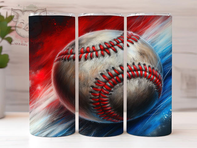 Baseball Stitch Game Day Tumbler Wrap, 20oz Tumbler Sublimation, Sports Fan Tumbler, Game Day Tumbler, Baseball Stitch Design, Athletic Theme Tumbler, Baseball Mom Gift Sublimation Lara' s Designs 
