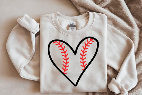Baseball SVG, Baseball Heart SVG, Baseball Love SVG, softball svg SVG DesignDestine 