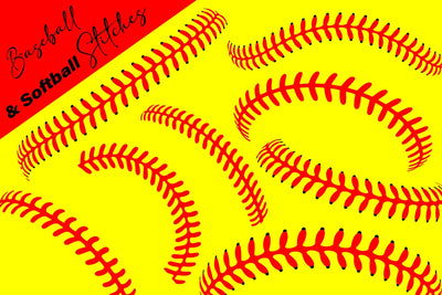 Baseball Svg, Baseball Stitches Bundle, Softball Stitches, Baseball Vector Svg, Baseball Laces Svg SVG DesignDestine 