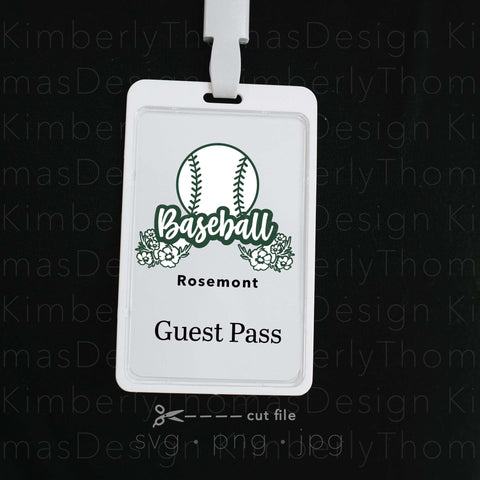 Baseball svg bundle floral monogram SVG Kimberly Thomas Design 