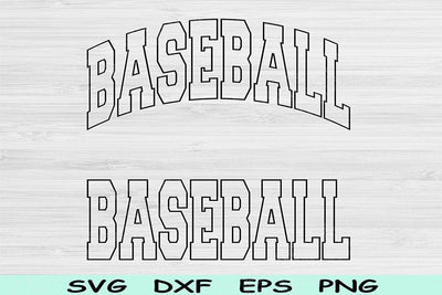 Baseball Svg Dxf Cut Files, Baseball Png, Sports Svg Files For Cricut, Baseball Shirt Design, Baseball Cricut Sublimation Digital Designs SVG TiffsCraftyCreations 