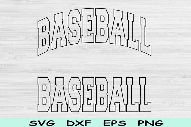 Baseball Svg Dxf Cut Files, Baseball Png, Sports Svg Files For Cricut, Baseball Shirt Design, Baseball Cricut Sublimation Digital Designs SVG TiffsCraftyCreations 