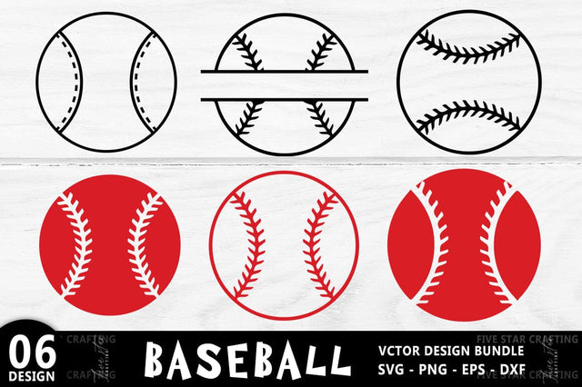 Baseball SVG,Baseball SVG Cut files,Baseball monogram for Silhouette,softball svg files,softball silhouette Cricut,softball Baseball vector SVG FiveStarCrafting 