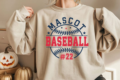 Baseball Team SVG: Mascot Template for Shirt Design SVG DesignDestine 