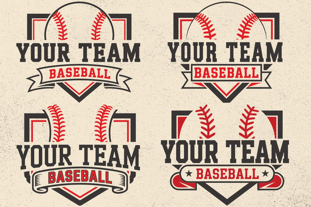 Baseball Team SVG: Mascot Template for Shirt Design SVG DesignDestine 