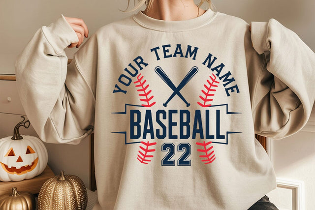 Baseball Team SVG: Mascot Template for Shirt Design SVG DesignDestine 