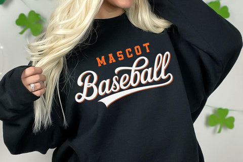 Baseball Team Vintage Script Svg, Baseball Team SVG Template, Baseball Mom Design SVG DesignDestine 