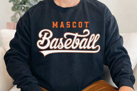 Baseball Team Vintage Script Svg, Baseball Team SVG Template, Baseball Mom Design SVG DesignDestine 