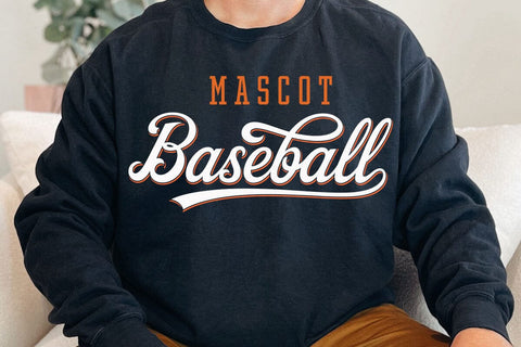 Baseball Team Vintage Script SVG, Custom Baseball Svg, Baseball Number Svg SVG DesignDestine 