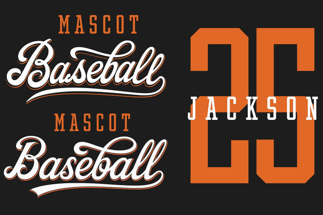 Baseball Team Vintage Script SVG, Custom Baseball Svg, Baseball Number Svg SVG DesignDestine 
