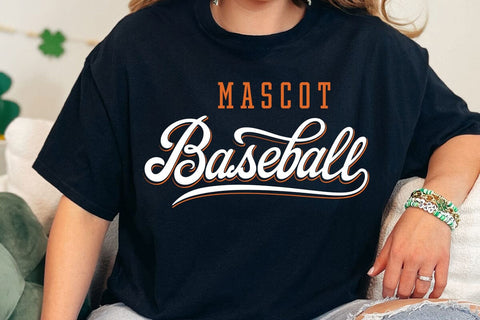 Baseball Team Vintage Script SVG, Custom Baseball Svg, Baseball Number Svg SVG DesignDestine 