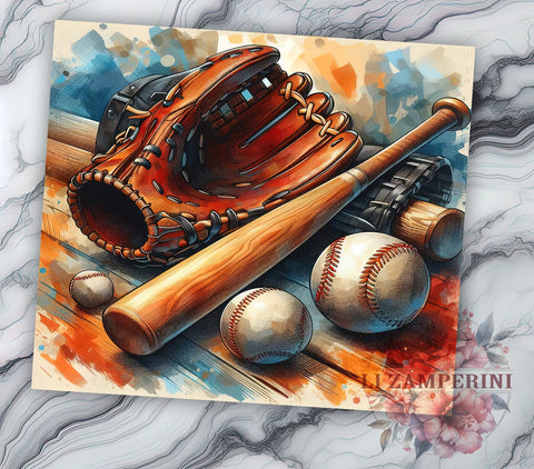 Baseball Tumbler, Sports Gift, Sublimation Wrap, 20oz Tumbler, Baseball Decor, Athletic Drinkware, Baseball Lover Gift Sublimation Li Zamperini 