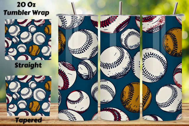 Baseball Tumbler Wrap | 20 oz | Baseball Print PNG, Baseball 20oz skinny tumbler png sublimation design download, Baseball tumbler wrap png, Baseball 20 oz tumbler designs, png Sublimation FloridPrintables 