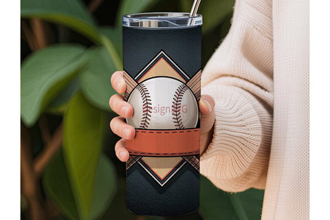 Baseball Tumbler Wrap Design Sublimation DesignSVG 