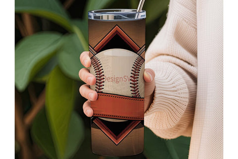 Baseball Tumbler Wrap Design Sublimation DesignSVG 
