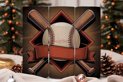 Baseball Tumbler Wrap Design Sublimation DesignSVG 