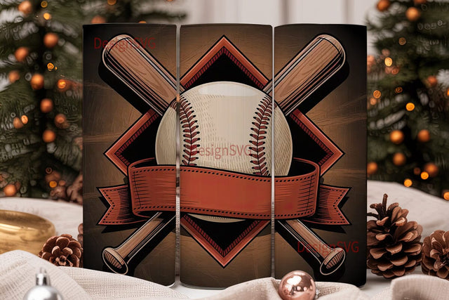 Baseball Tumbler Wrap Design Sublimation DesignSVG 