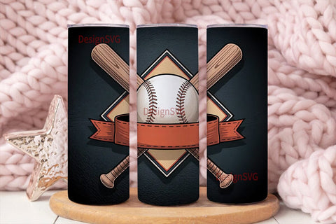 Baseball Tumbler Wrap Design Sublimation DesignSVG 