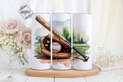 Baseball Tumbler Wrap PNG Sublimation sassyprint 