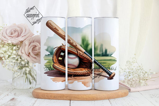 Baseball Tumbler Wrap PNG Sublimation sassyprint 