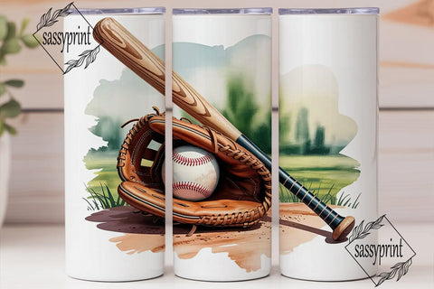 Baseball Tumbler Wrap PNG Sublimation sassyprint 
