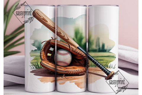 Baseball Tumbler Wrap PNG Sublimation sassyprint 