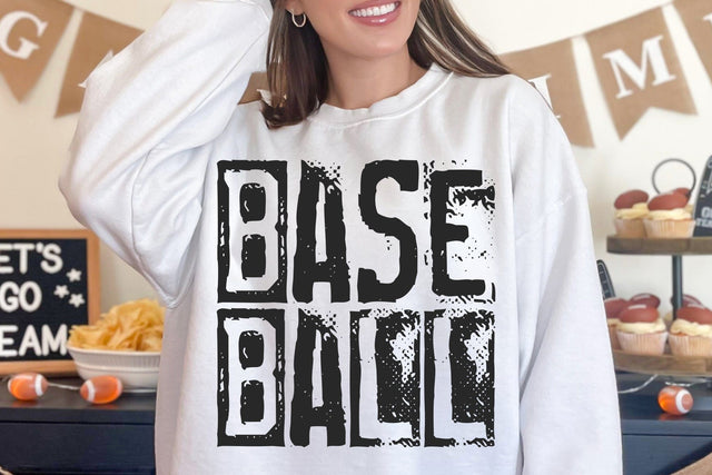 Baseball Typography Design SVG DesignDestine 