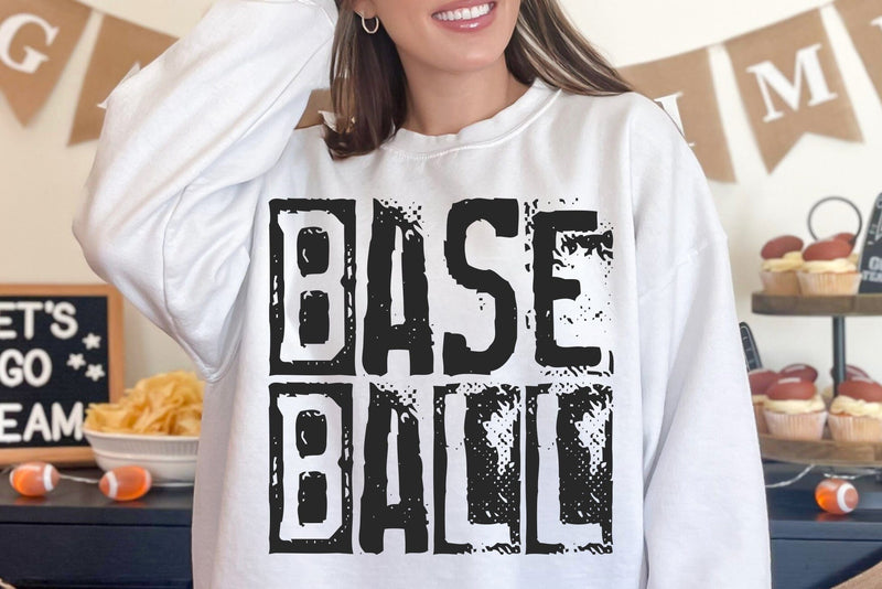 Baseball Typography Design SVG DesignDestine 