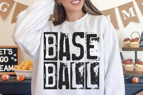 Baseball Typography Design SVG DesignDestine 