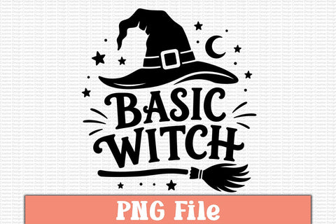 Basic Witch PNG Design Sublimation Craftlabsvg24 