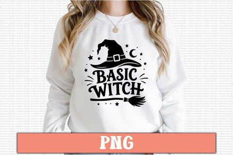 Basic Witch PNG Design Sublimation Craftlabsvg24 