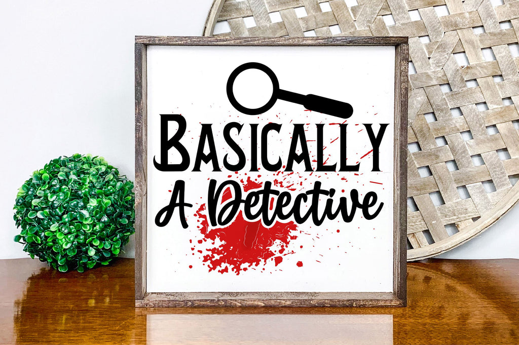 Basically a detective svg design - So Fontsy