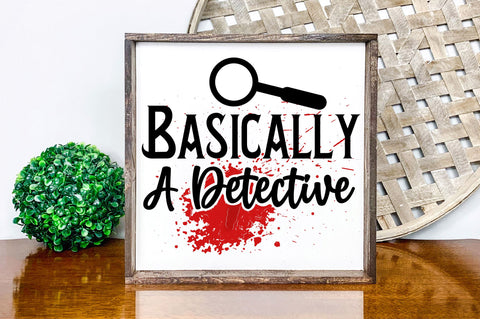 Basically a detective svg design SVG Regulrcrative 