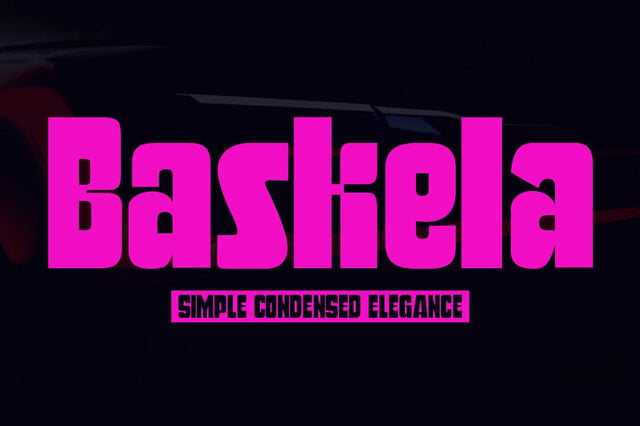 Baskela Display Font gatype 