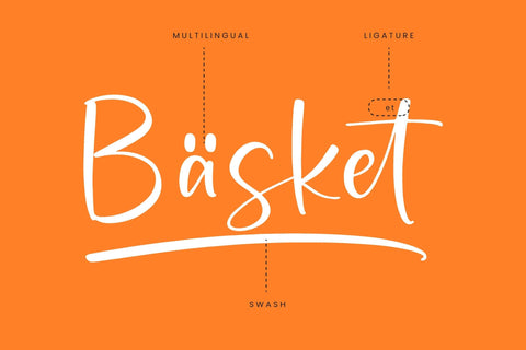 Basket Sixfruits - Quirky Handwritten Font Font Letterena Studios 