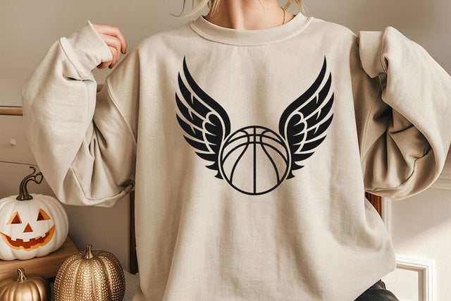 Basketball Ball Wings Svg, Vector Files for Cricut, Silhouette SVG DesignDestine 
