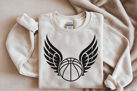 Basketball Ball Wings Svg, Vector Files for Cricut, Silhouette SVG DesignDestine 