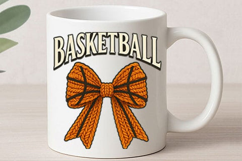 Basketball Bow PNG Cute Sports Art SVG BillahCrafts 