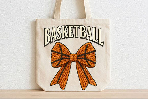 Basketball Bow PNG Cute Sports Art SVG BillahCrafts 