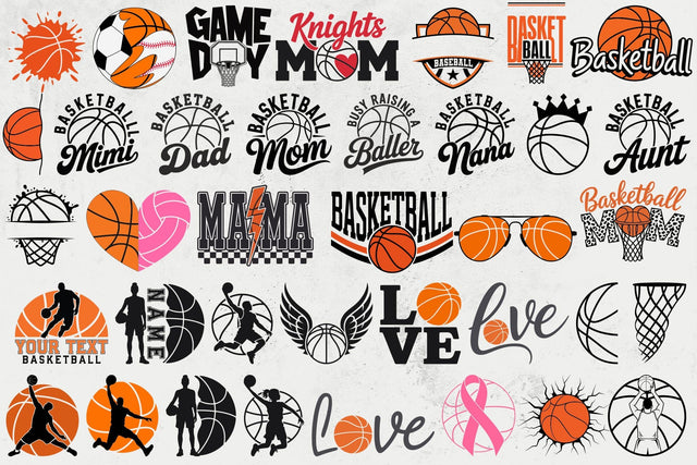 Basketball Bundle SVG,Basketball Mom Svg,Custom basketball Team Name Svg,Game Day Svg,Basketball Shirt Design SVG DesignDestine 