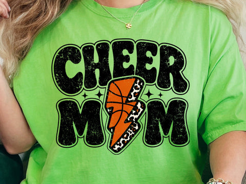 Basketball Cheer Mom Leopard Png SVG DesignDestine 