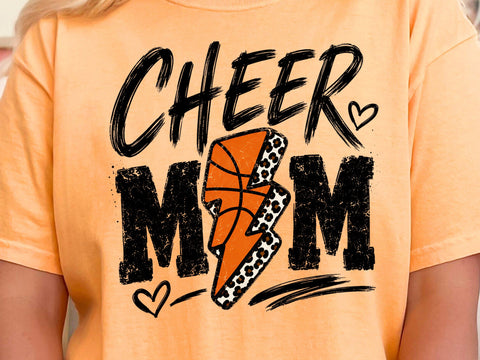 Basketball Cheer Mom Leopard Png SVG DesignDestine 