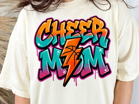 Basketball Cheer Mom Leopard Png SVG DesignDestine 