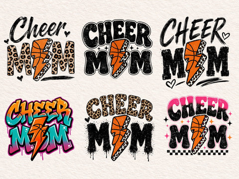 Basketball Cheer Mom Leopard Png SVG DesignDestine 